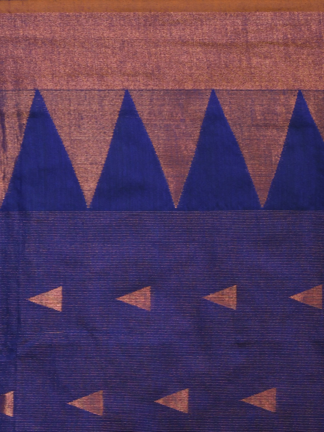 AZURE ELEGANCE (HANDLOOM COTTON BLEND SAREE)