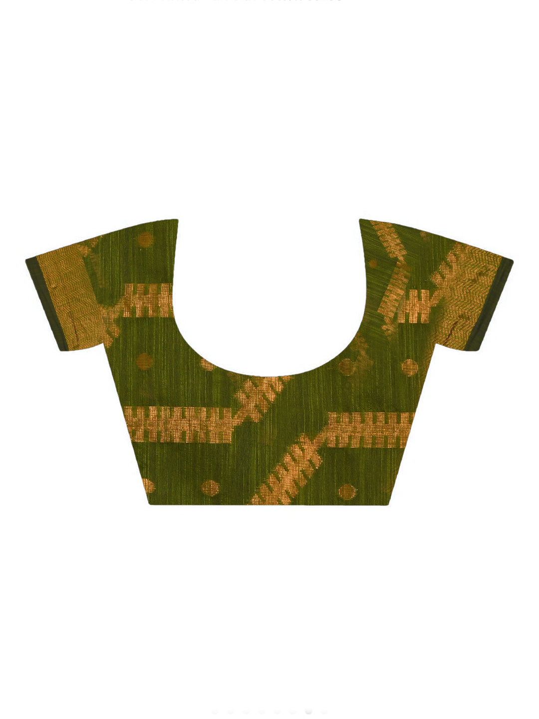 EMERALD ELEGANCE (HANDLOOM COTTON BLEND SAREE)