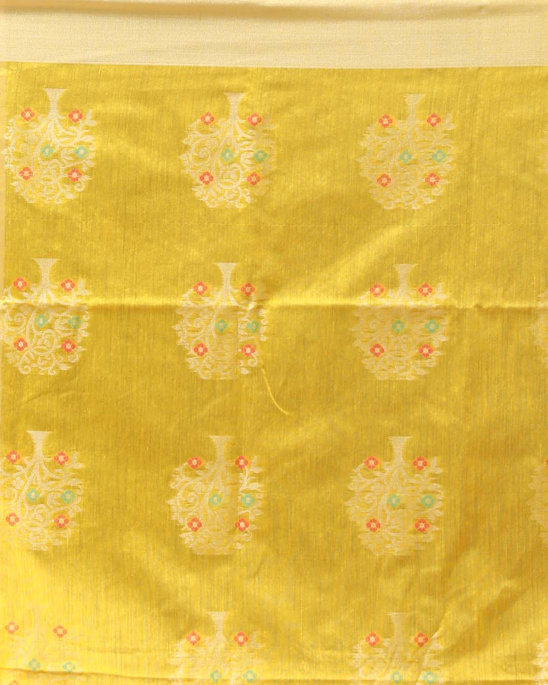 GOLDEN SPLENDOR (HANDLOOM COTTON BLEND SAREE)