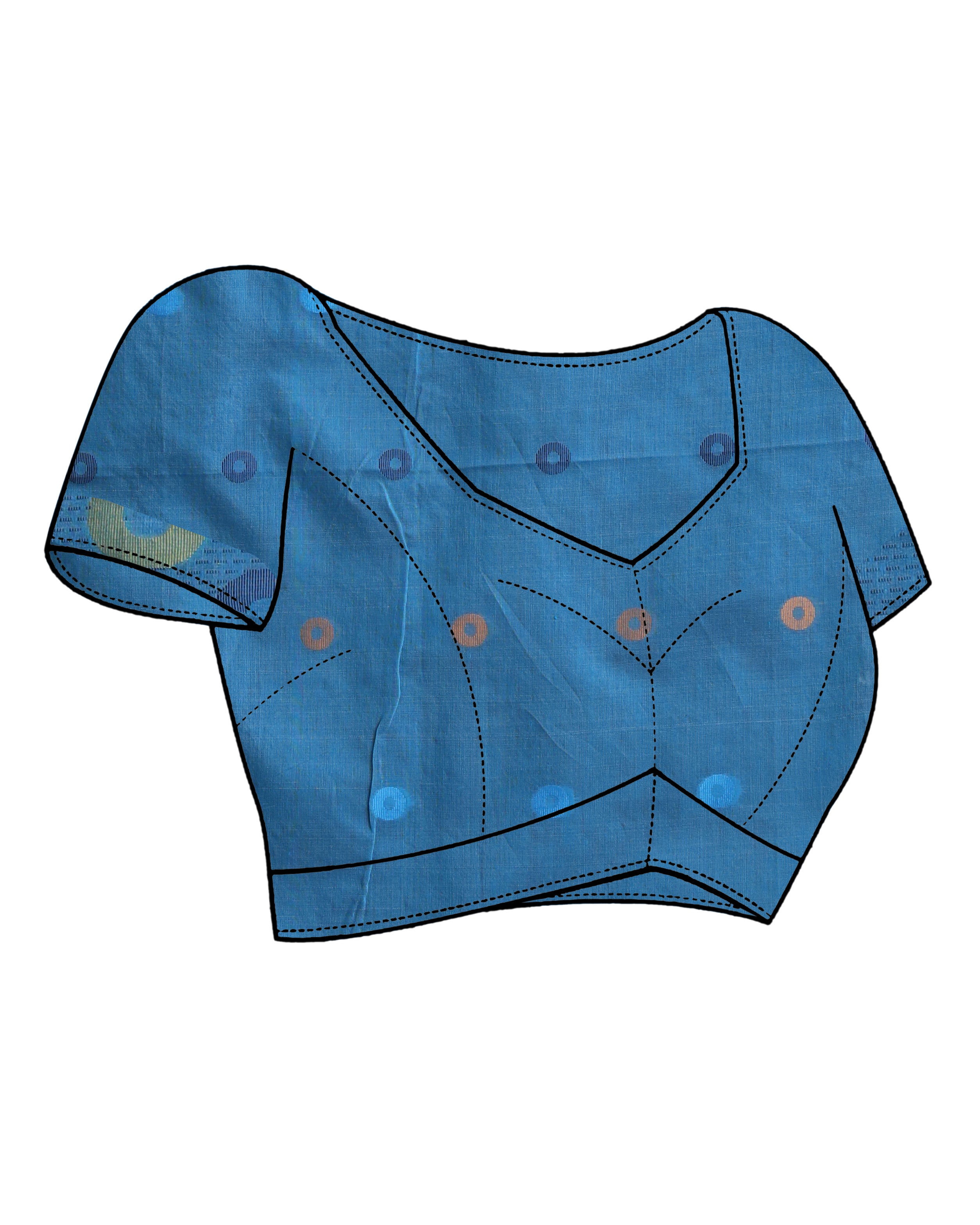 FESTIVE BREEZE (HANDLOOM COTTON BLEND SAREE)