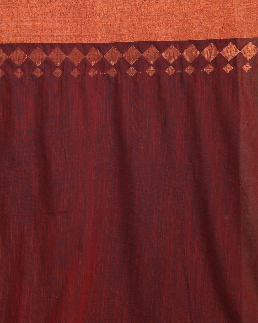 GARNET CHARM (HANDLOOM COTTON BLEND SAREE)