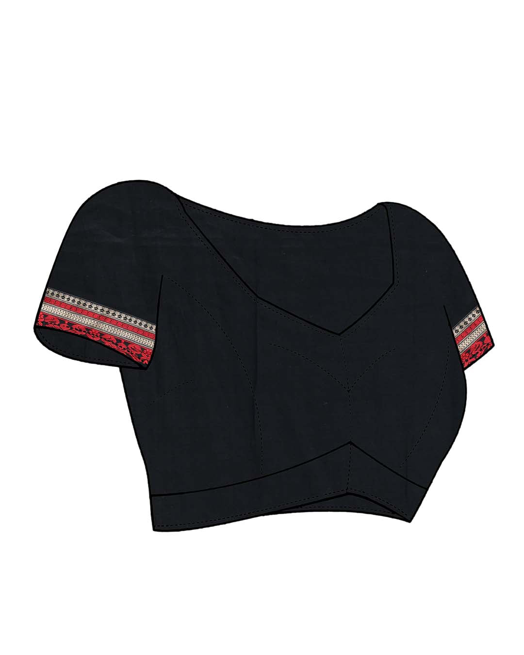 ONYX GRACE (HANDLOOM 100% PURE COTTON SAREE)