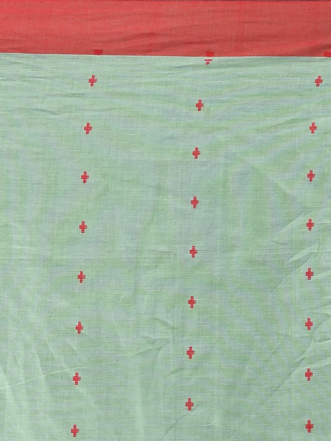 VERDANT HARMONY (HANDLOOM 100% PURE COTTON SAREE)