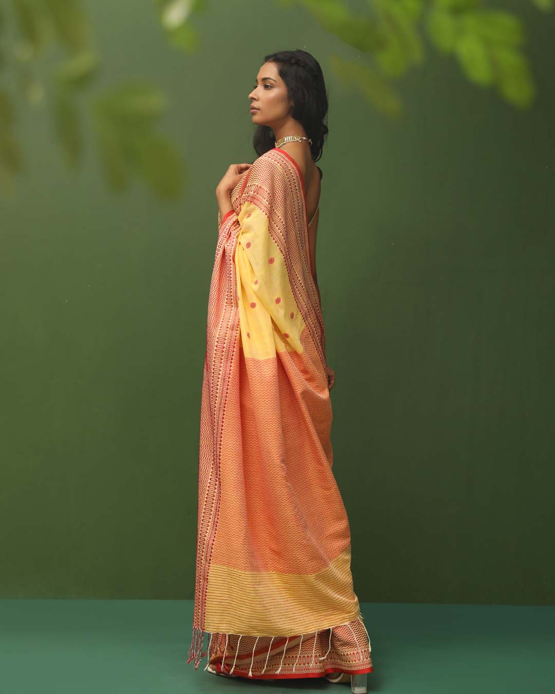 SUNNY DRAPE (HANDLOOM 100% PURE COTTON SAREE)