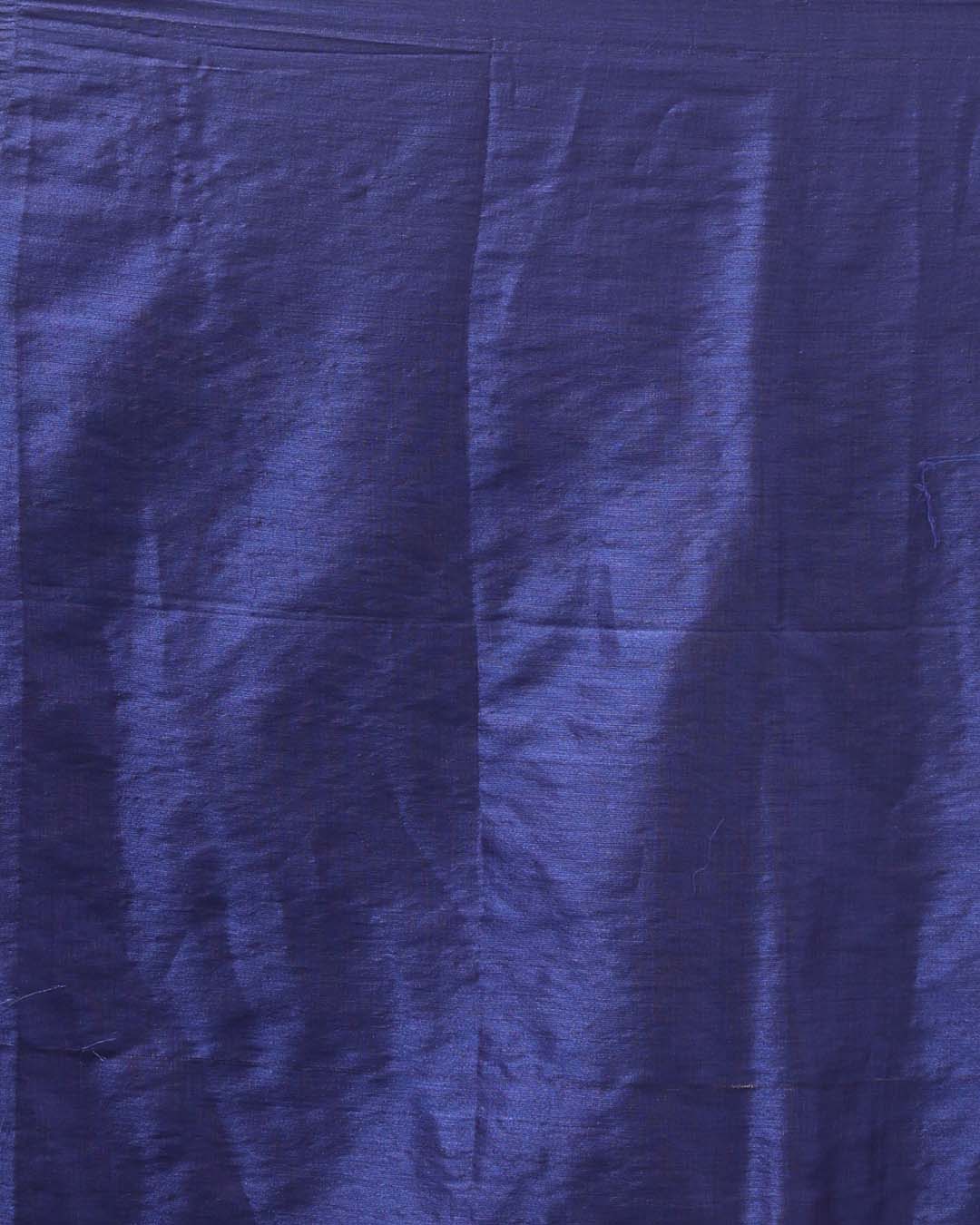 SAPPHIRE SPLENDOR (BENGAL HANDLOOM COTTON BLEND SAREE)