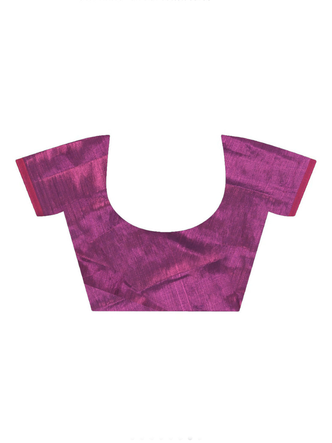 PLUM RADIANCE (BENGAL HANDLOOM COTTON BLEND SAREE)
