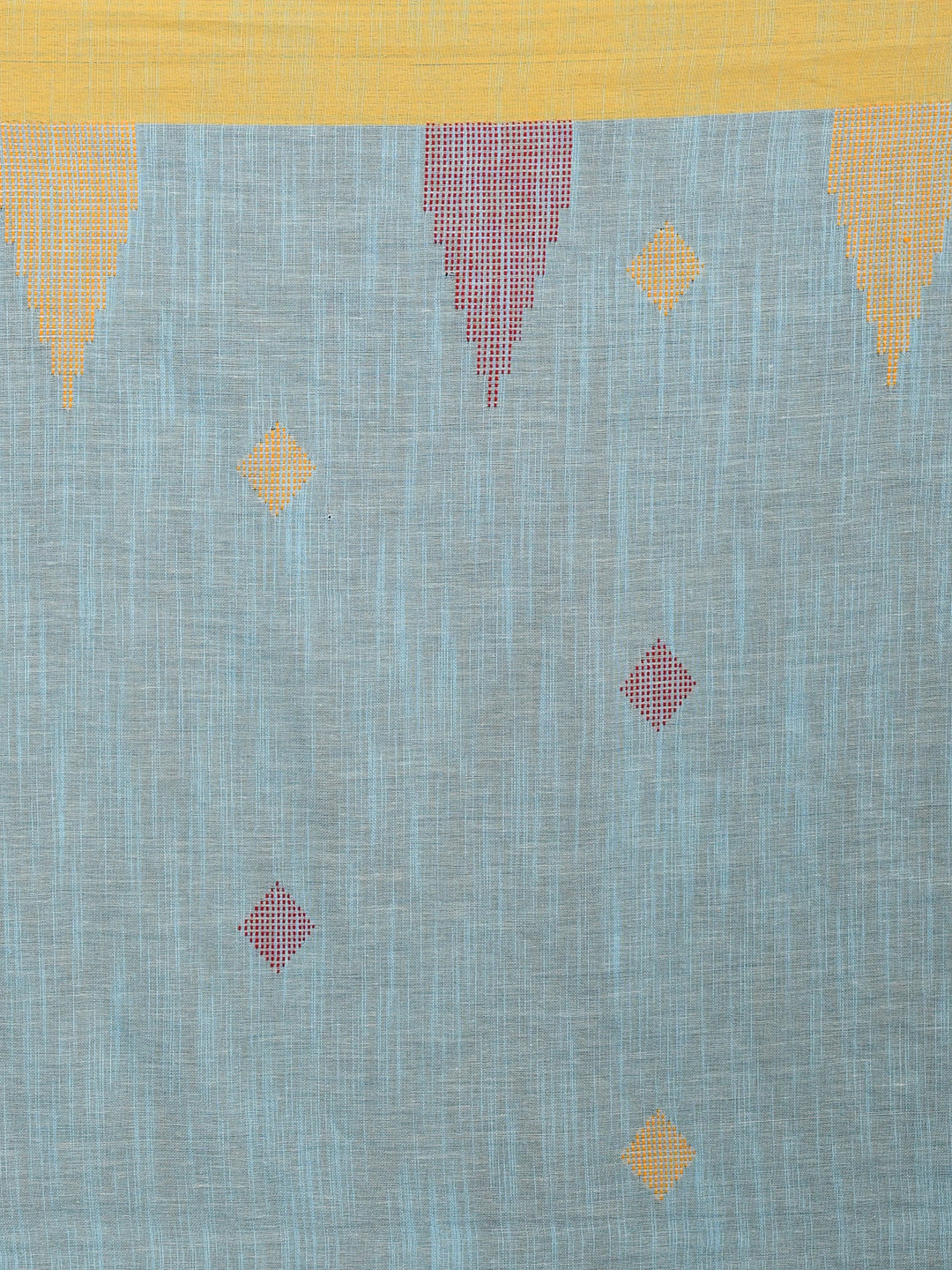 AZURE WHISPER (HANDLOOM 100% PURE COTTON SAREE)