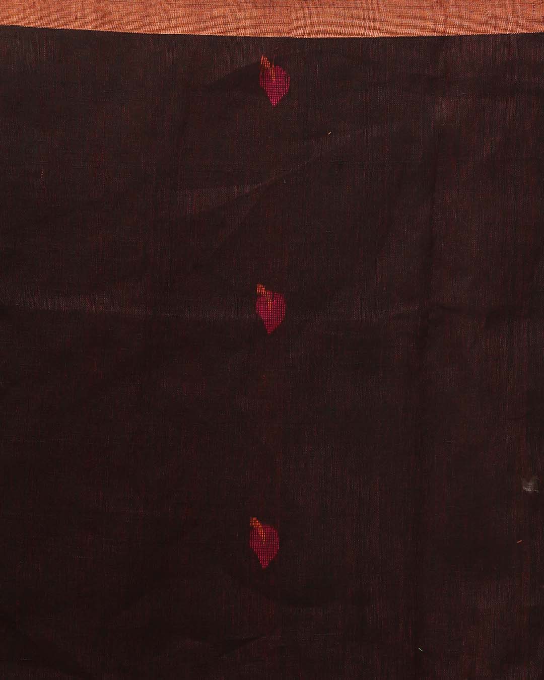 EARTHY ELEGANCE (HANDLOOM PURE LINEN SAREE)