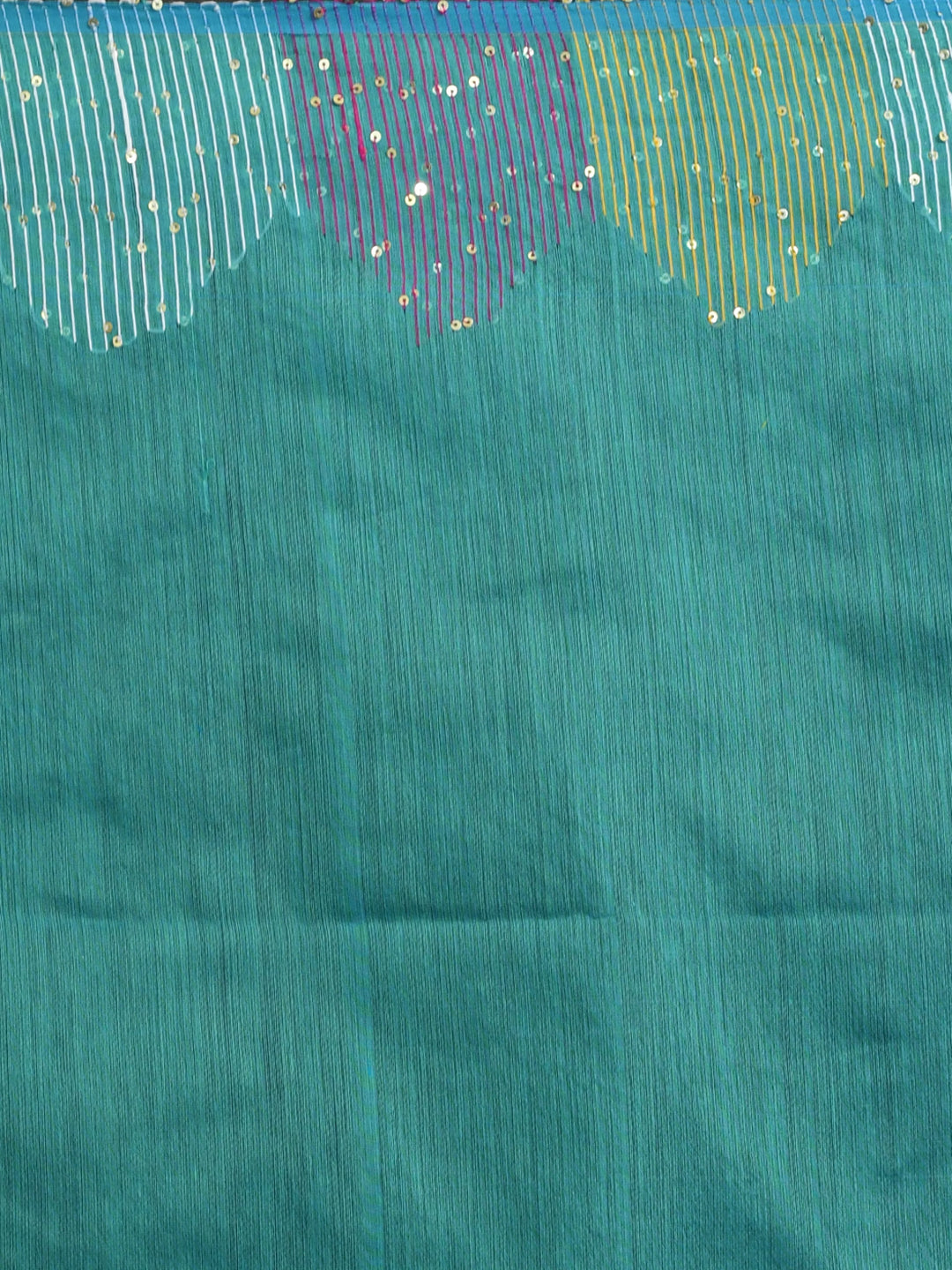 AZURE ELEGANCE (HANDLOOM COTTON BLEND SAREE)