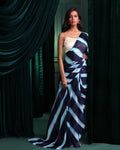 BLUE ABYSS (LEHERIYA SAREE)