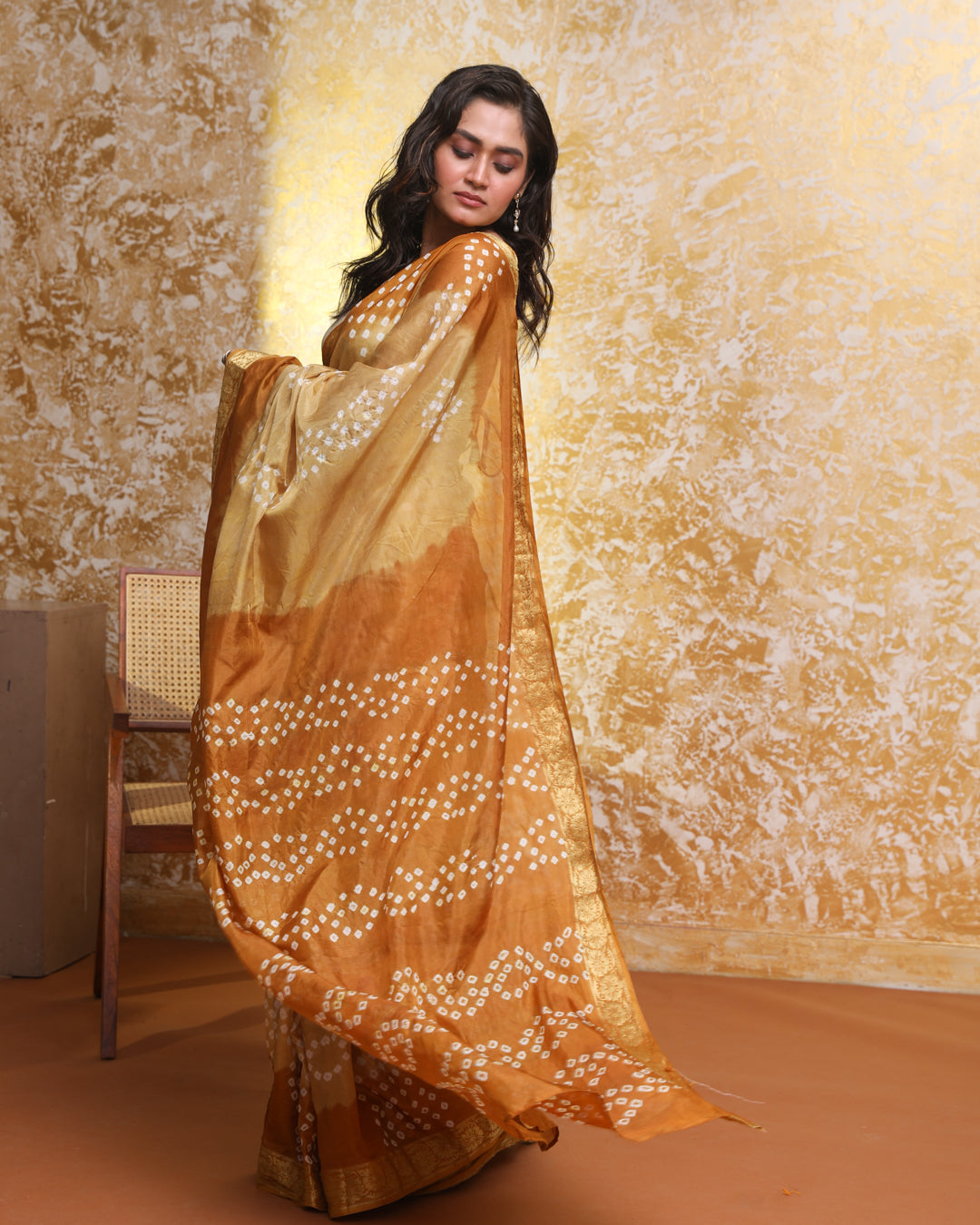 MEHER (BANDHANI SILK SAREE)