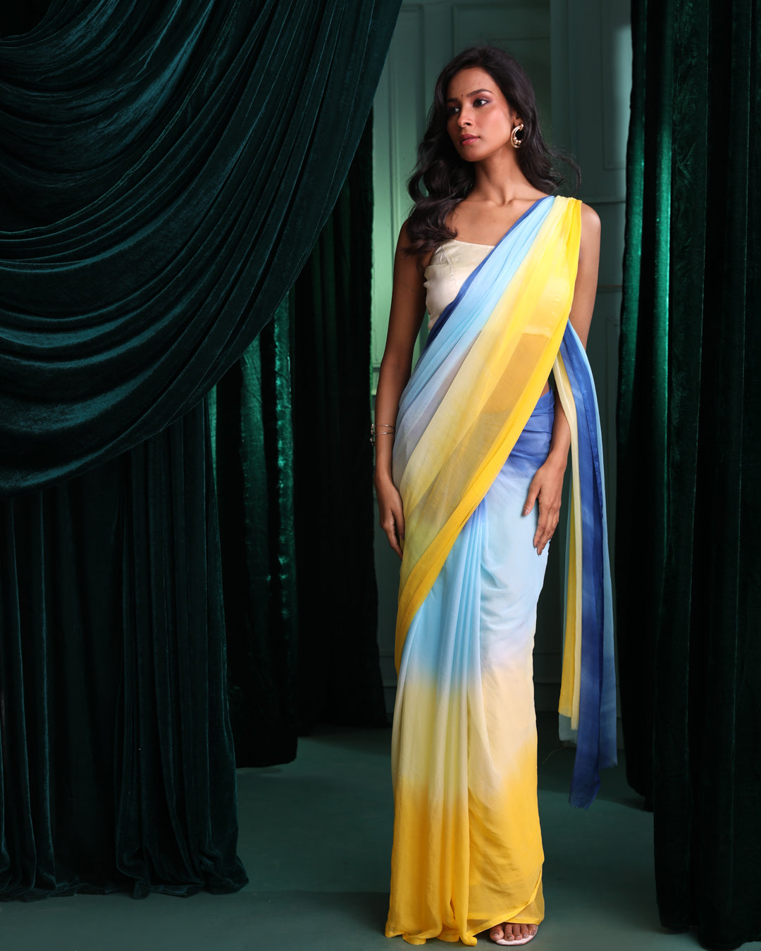 BLUSHING TWILIGHT (OMBRE SAREE)