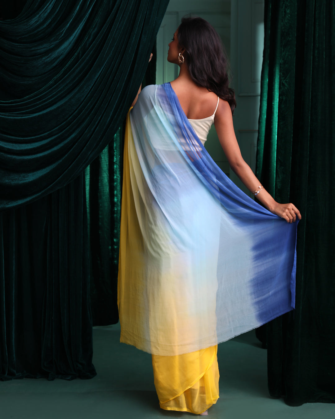 BLUSHING TWILIGHT (OMBRE SAREE)