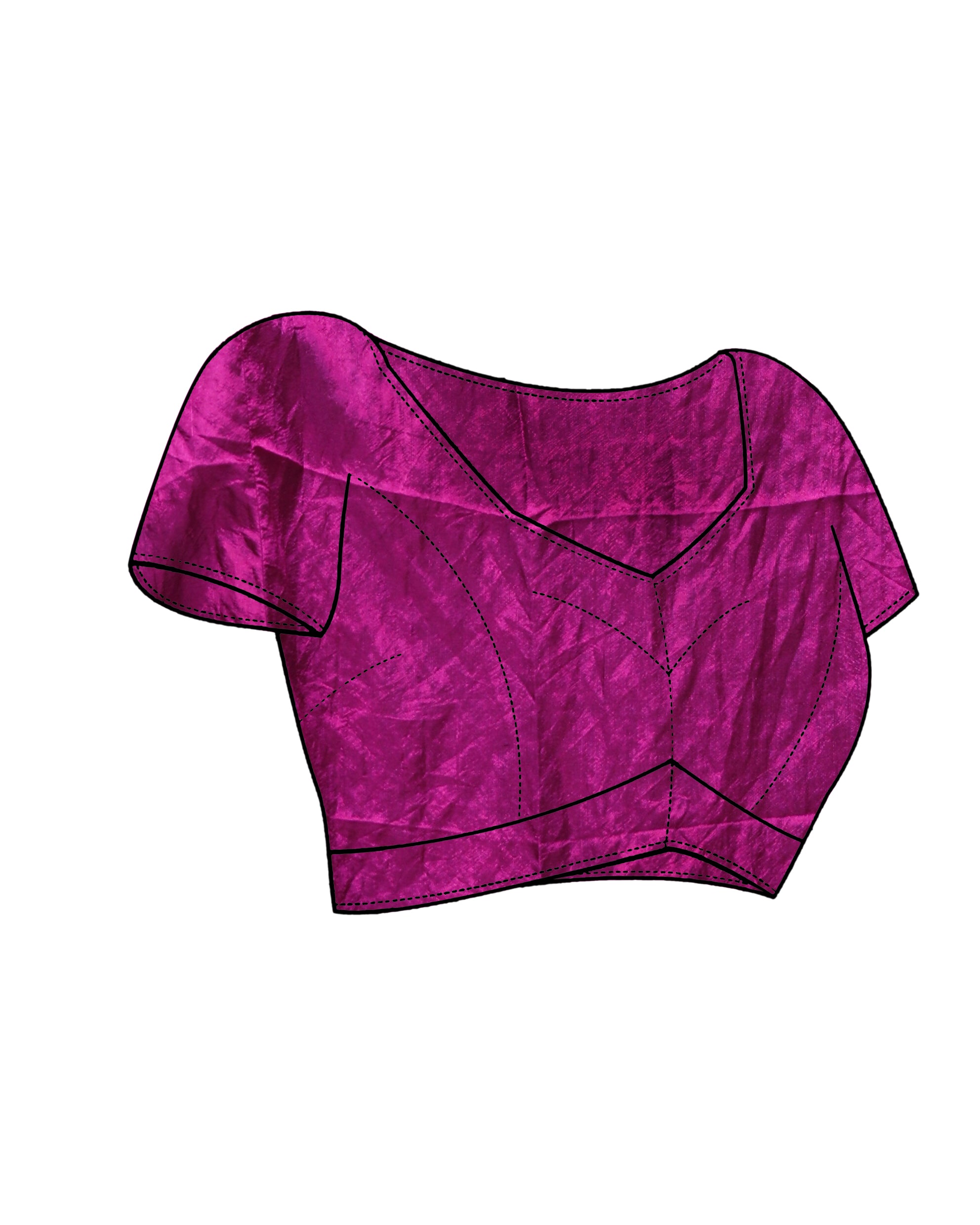 GRAPE GLOW (BANDHANI POLY SILK SAREE)