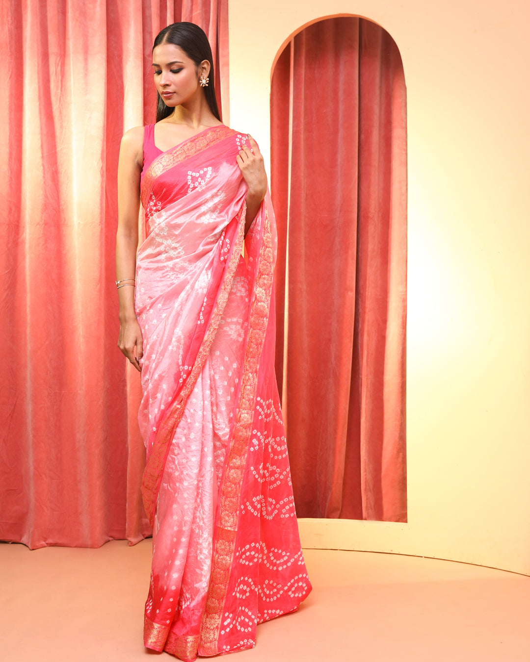 AISHWARYA (BANDHANI POLY SILK SAREE)