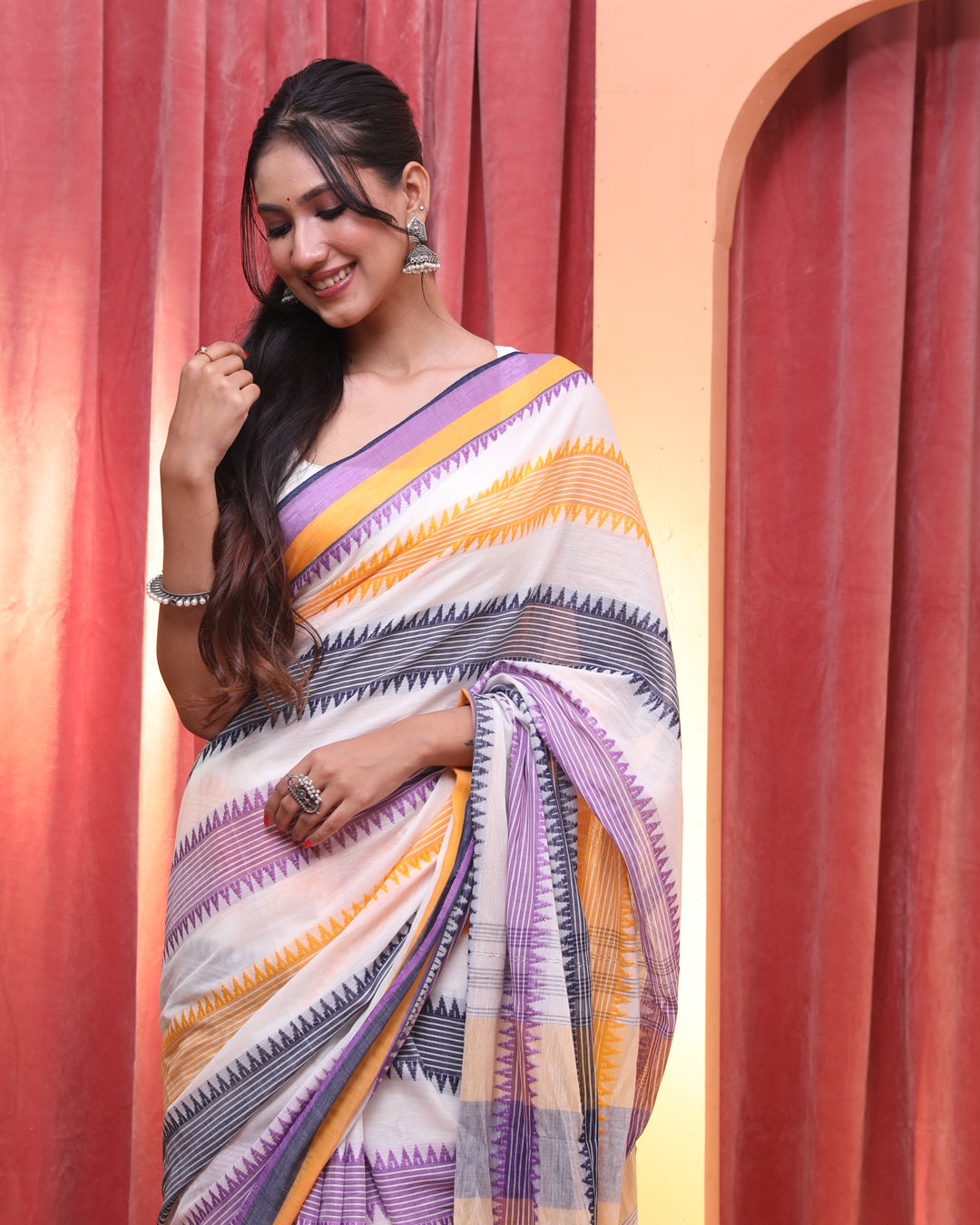 LAVENDER MIST (TAANT SAREE)