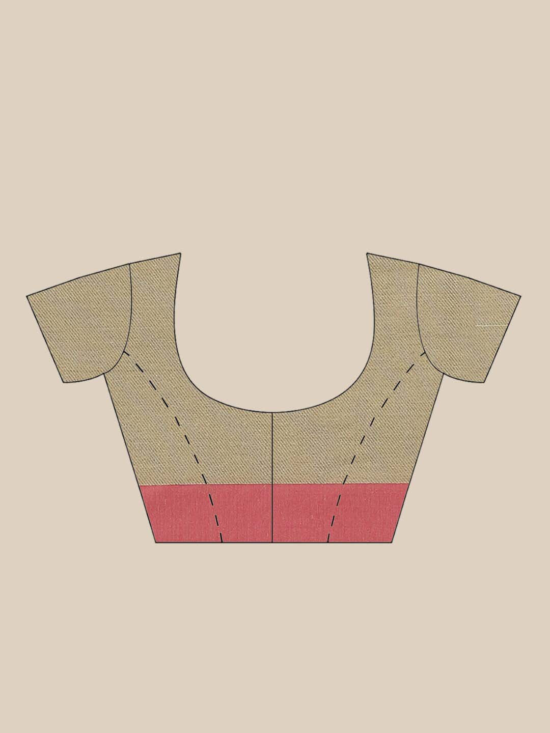 Indethnic Banarasi Green Woven Design Work Wear Saree - Blouse Piece View