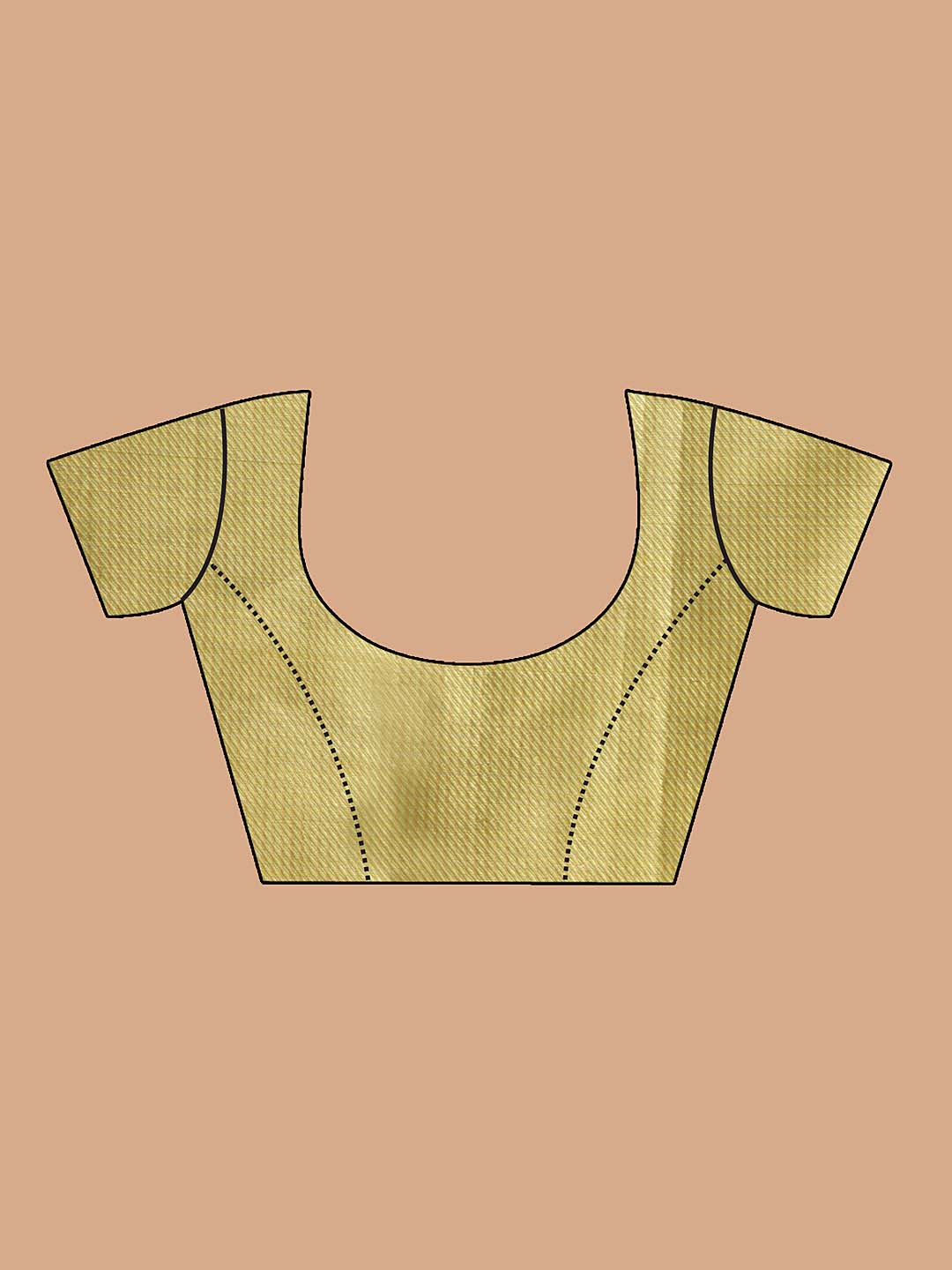 Indethnic Banarasi Green Woven Design Daily Wear Saree - Blouse Piece View