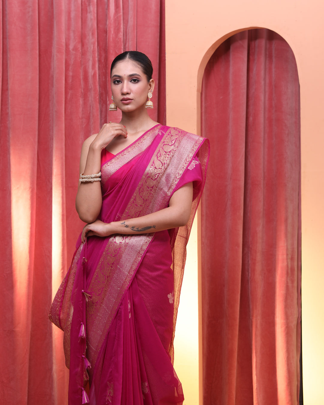 ROYAL AMETHYST (BANARASI ART SILK SAREE)