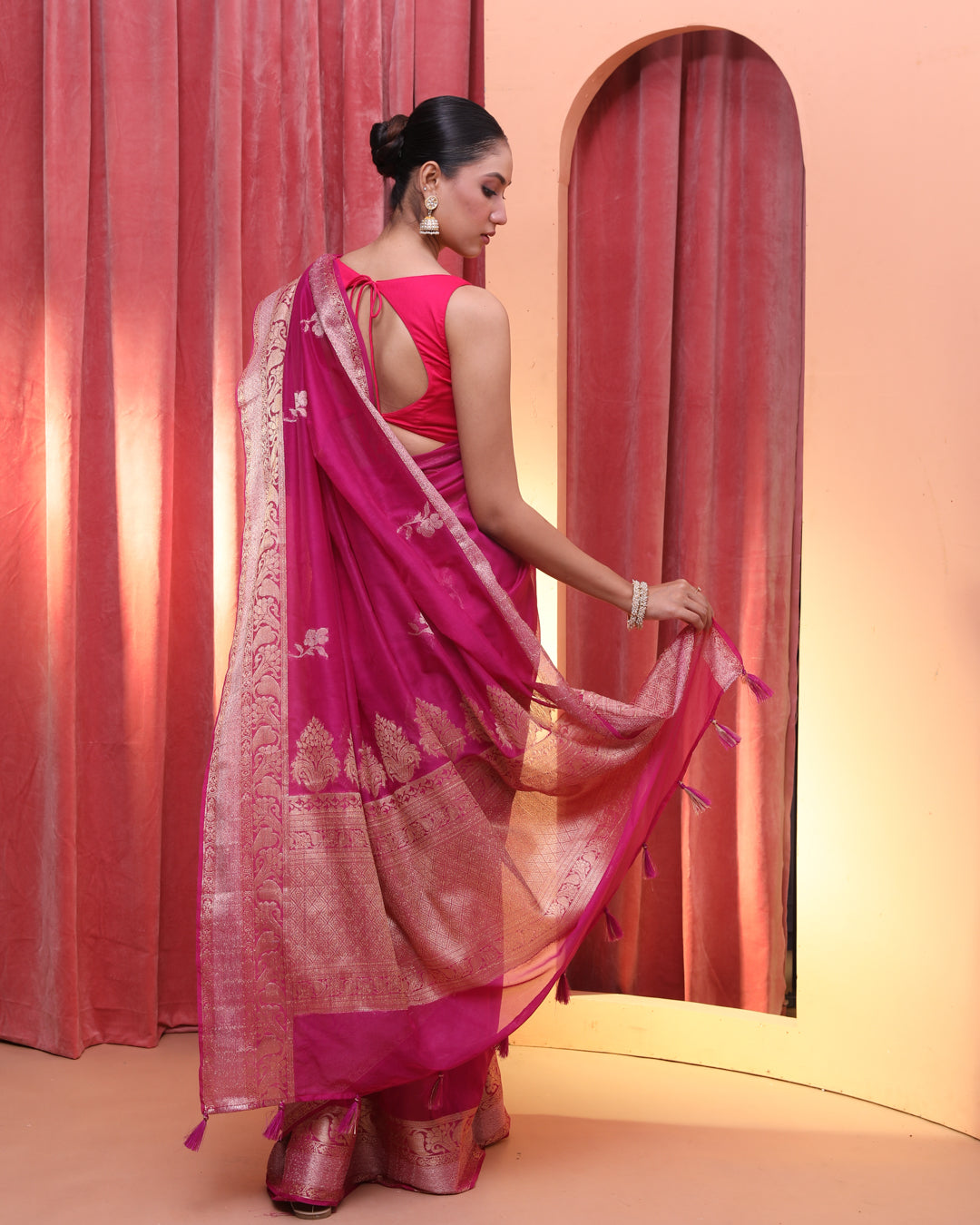 ROYAL AMETHYST (BANARASI ART SILK SAREE)