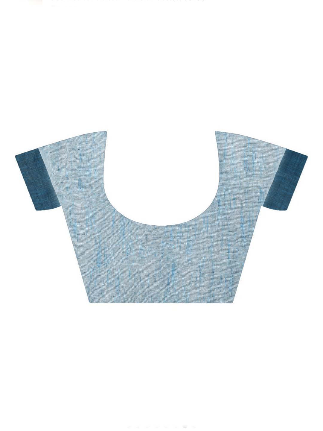 PEACH EMBER (BENGAL HANDLOOM COTTON BLEND SAREE)