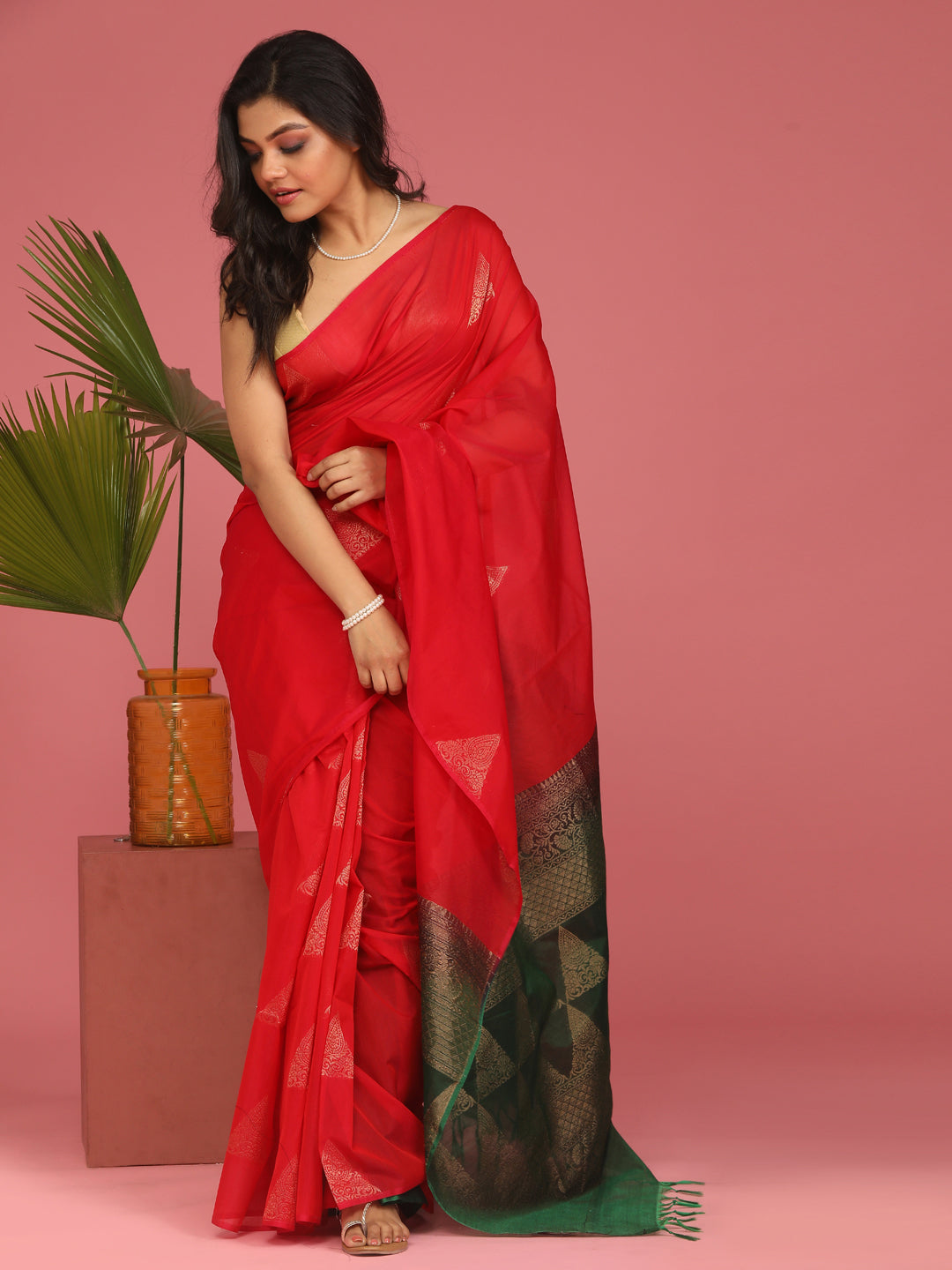 ROUGE MAJESTY (OTHER ART SILK SAREE)