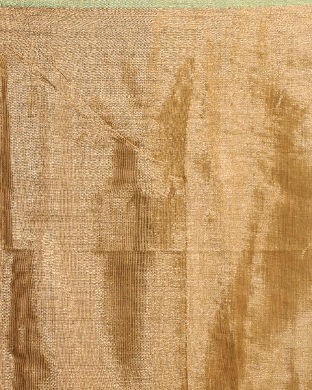 Indethnic Beige Solid Party Wear - Saree Detail View