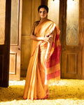 Indethnic Beige Solid Party Wear - View 1