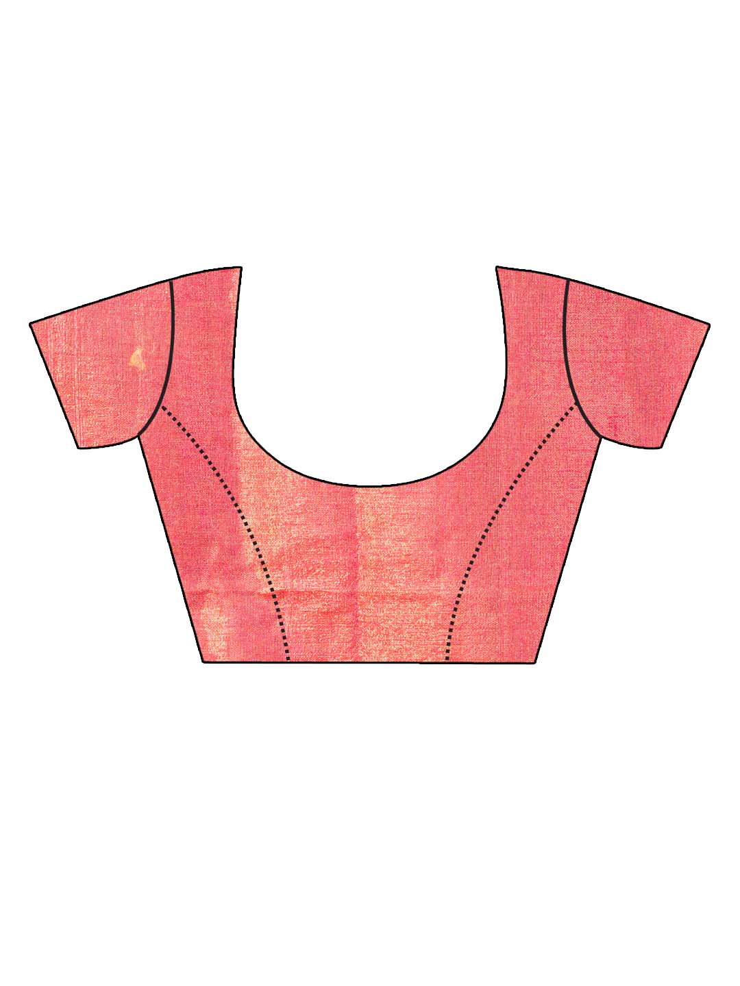 Indethnic Beige Solid Party Wear - Blouse Piece View