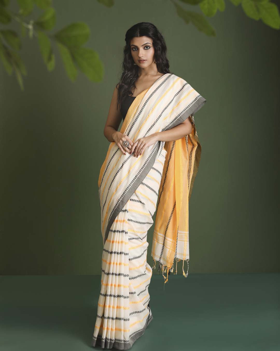 PURE SERENITY (HANDLOOM 100% PURE COTTON SAREE)