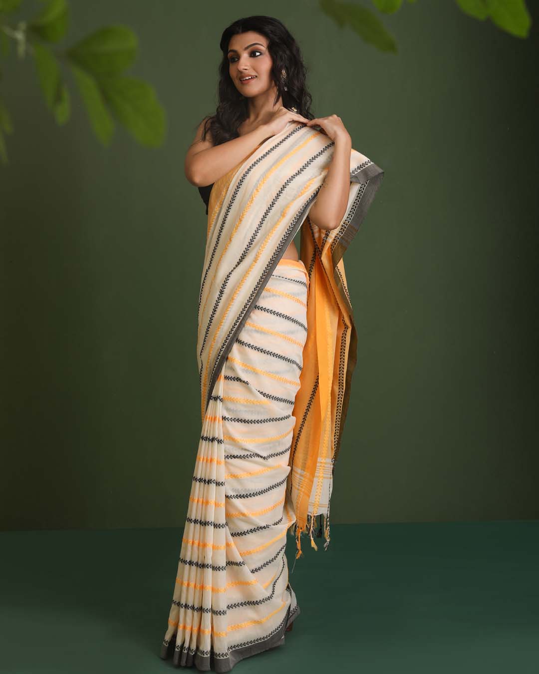 PURE SERENITY (HANDLOOM 100% PURE COTTON SAREE)