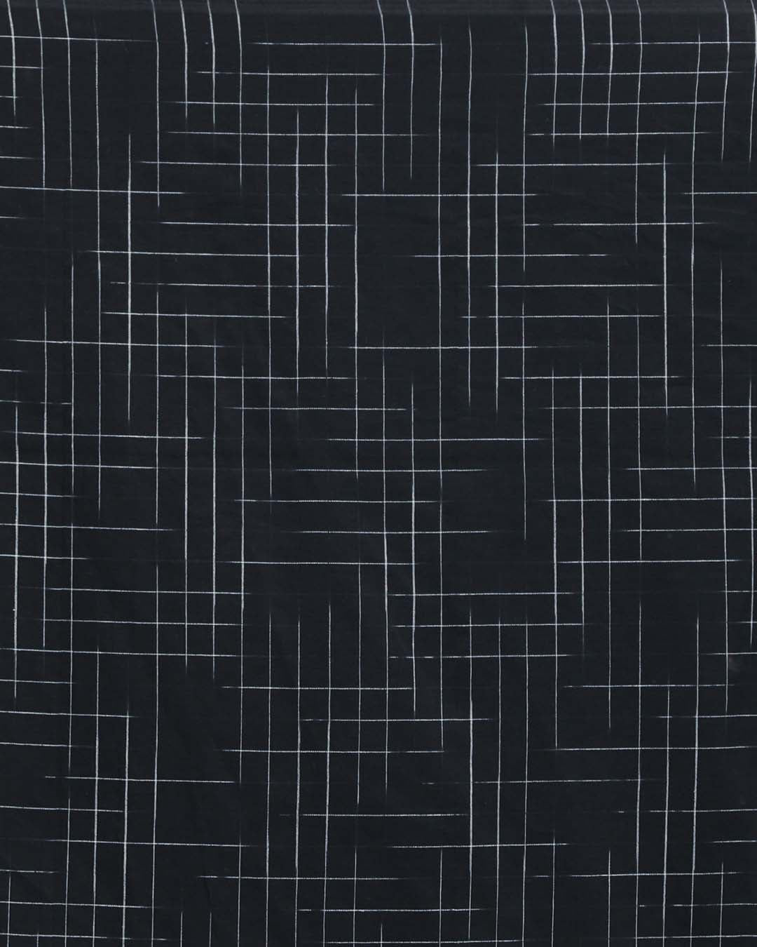 MIDNIGHT ELEGANCE (BENGAL HANDLOOM COTTON BLEND SAREE)