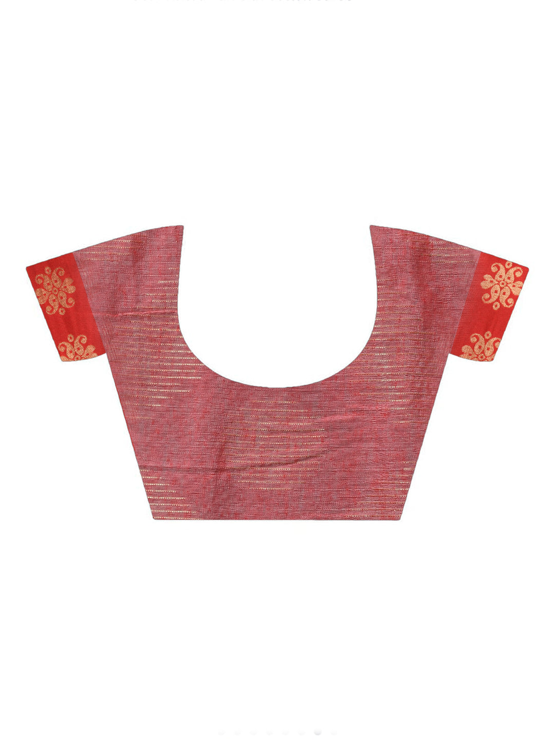 CORAL ELEGANCE (HANDLOOM COTTON BLEND SAREE)