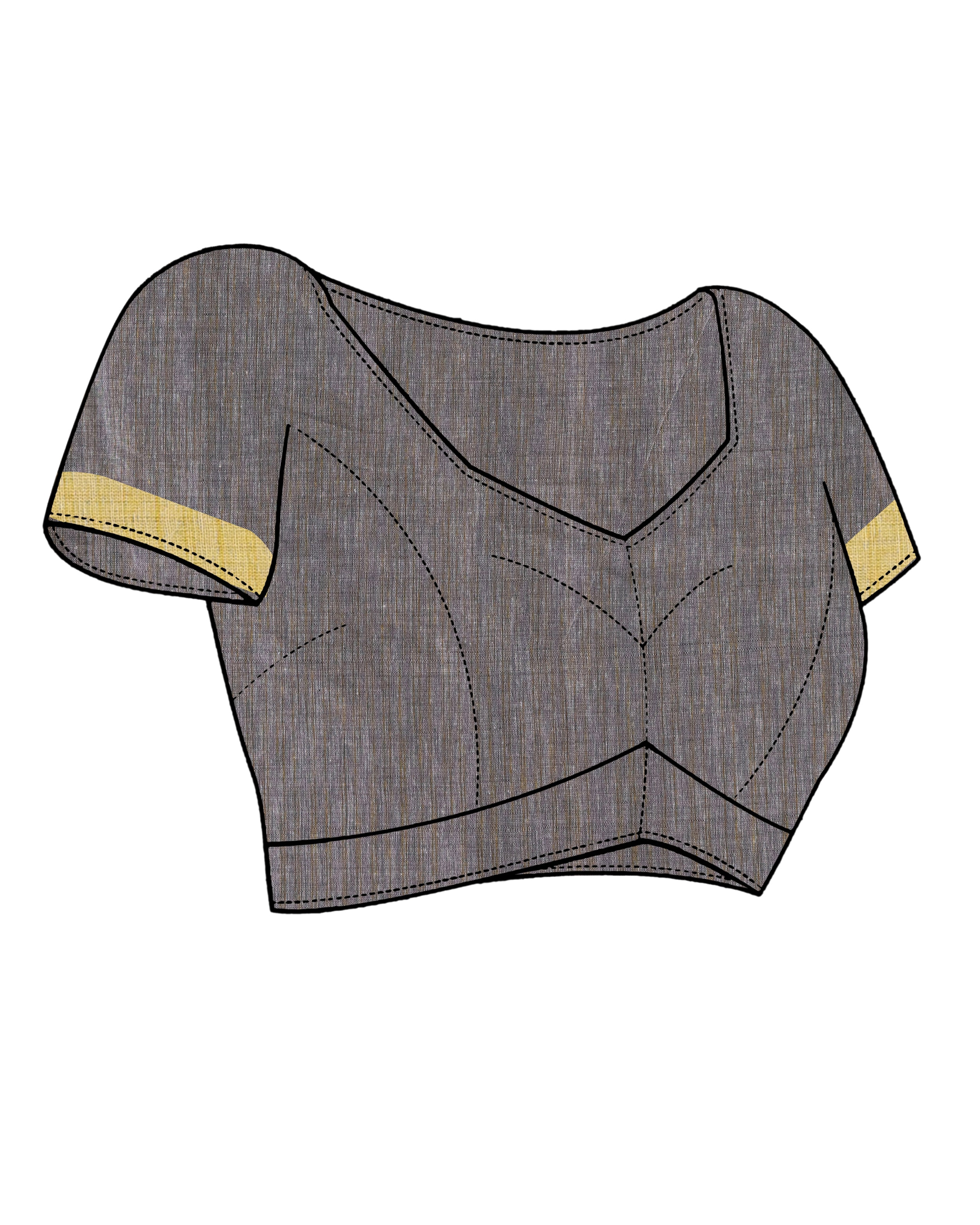 GRACEFUL RESOLVE (HANDLOOM 100% PURE COTTON SAREE)