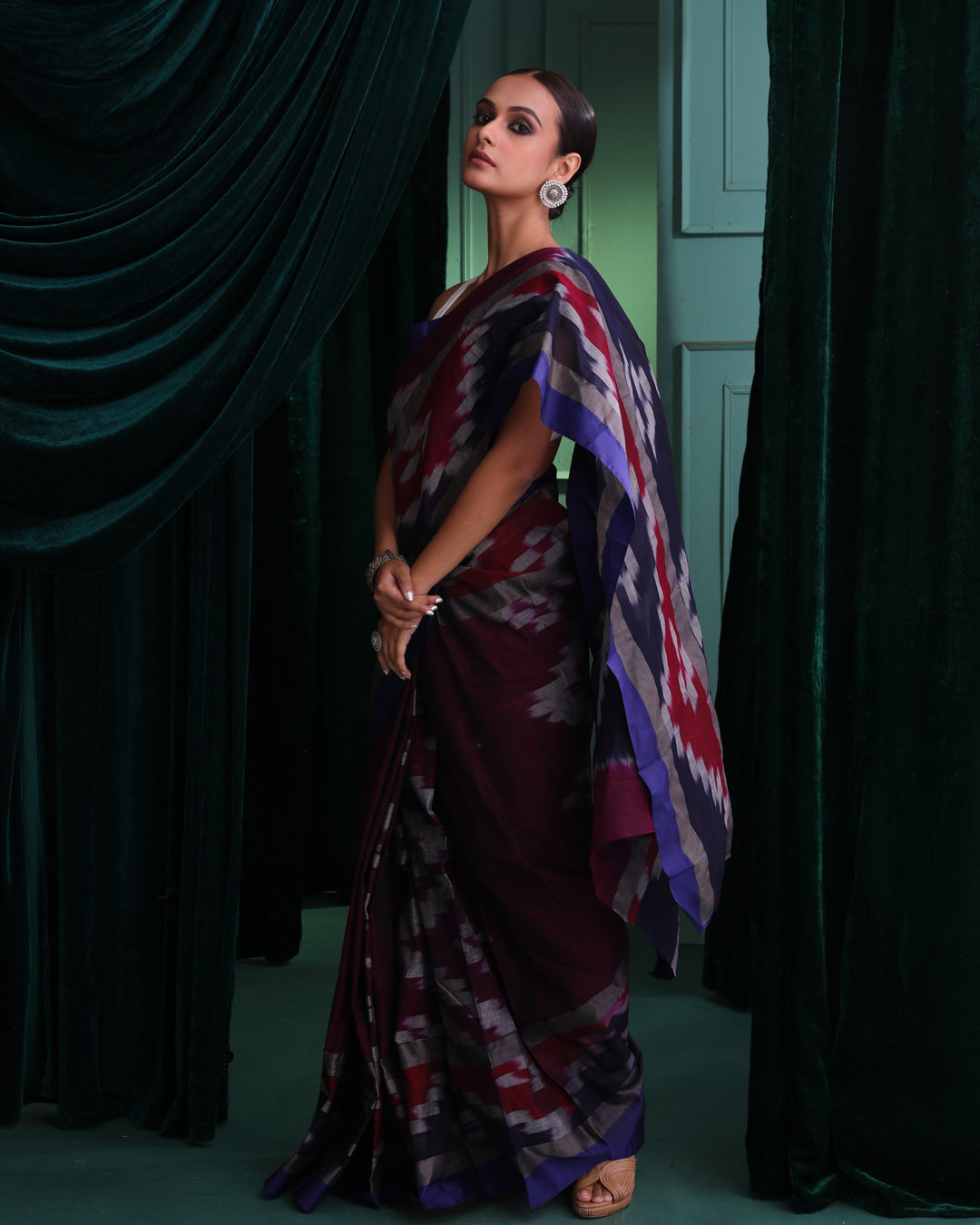 VIVID ALLURE (IKAT SAREE)