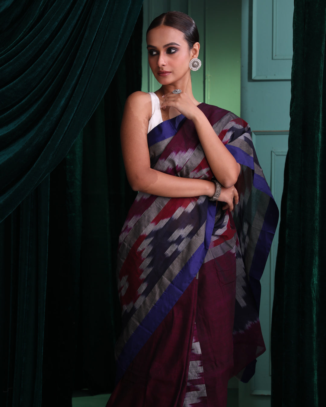VIVID ALLURE (IKAT SAREE)