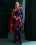 MAGENTA MAJESTY (HANDLOOM 100% PURE COTTON SAREE)