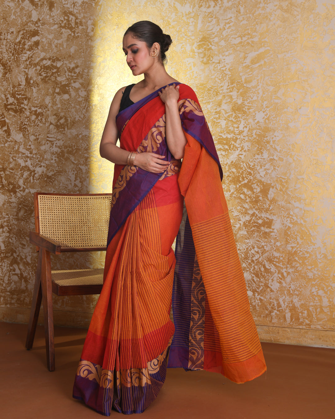 SUNLIT GOLD (JAMDANI SAREE)