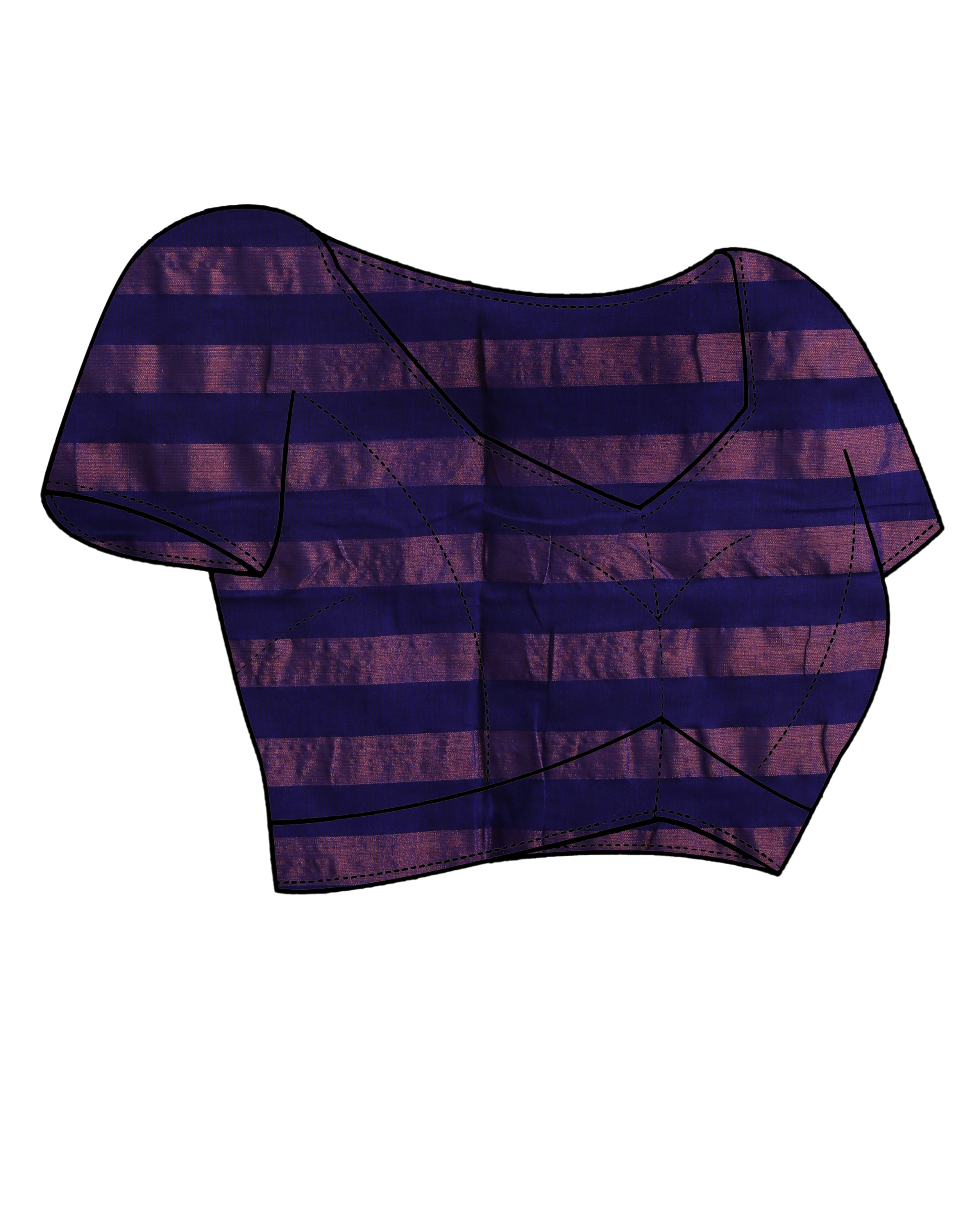 MIDNIGHT ELEGANCE (HANDLOOM 100% PURE COTTON SAREE)