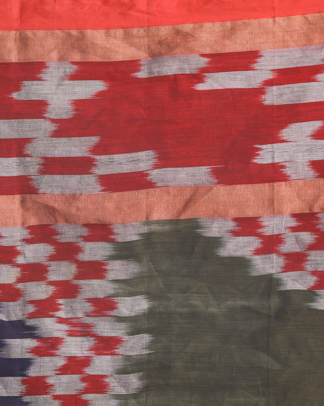 OLIVE SERENITY (IKAT SAREE)