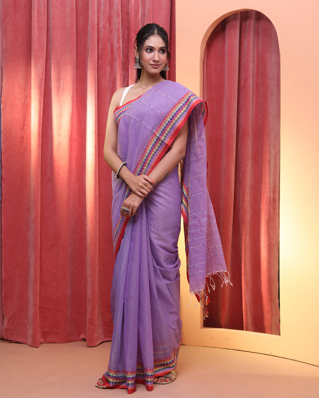 ROYAL STRIPES (CHANDERI SAREE)