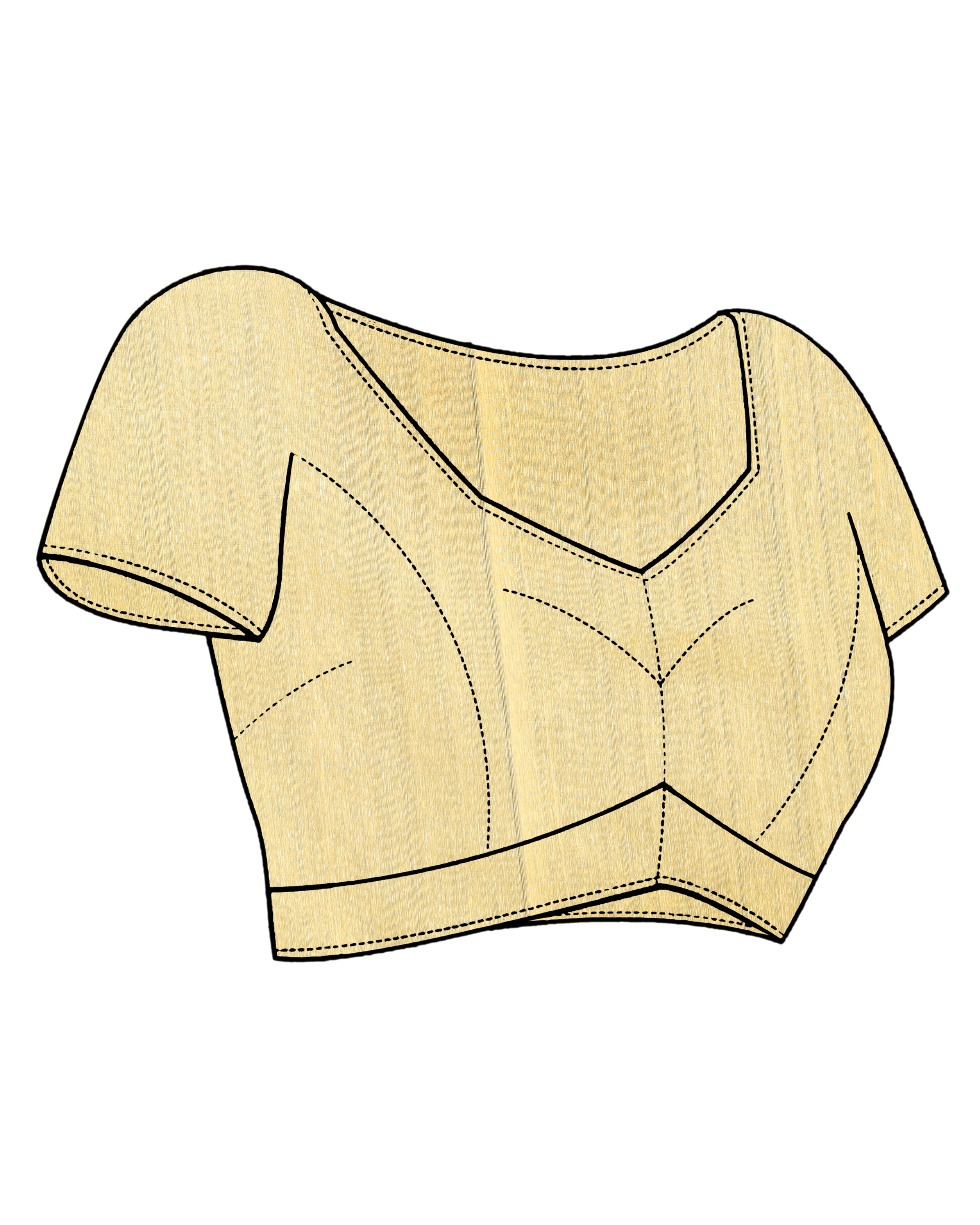 SUNLIT GLOW (HANDLOOM POLYESTER SAREE)