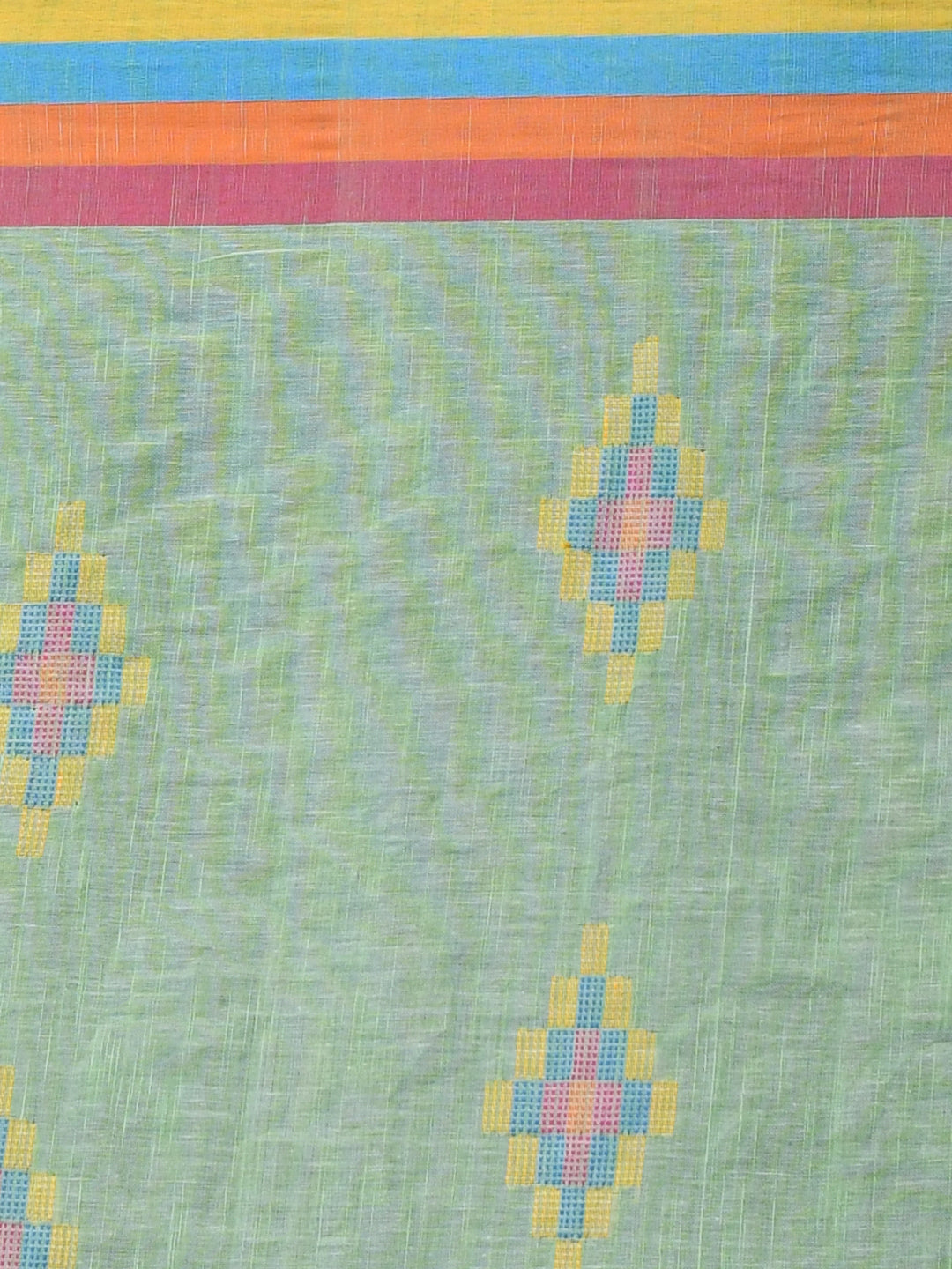 EMERALD WHISPER (HANDLOOM 100% PURE COTTON SAREE)