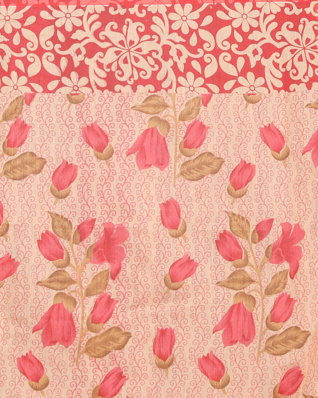 SERENE SAND (HANDLOOM POLYESTER SAREE)