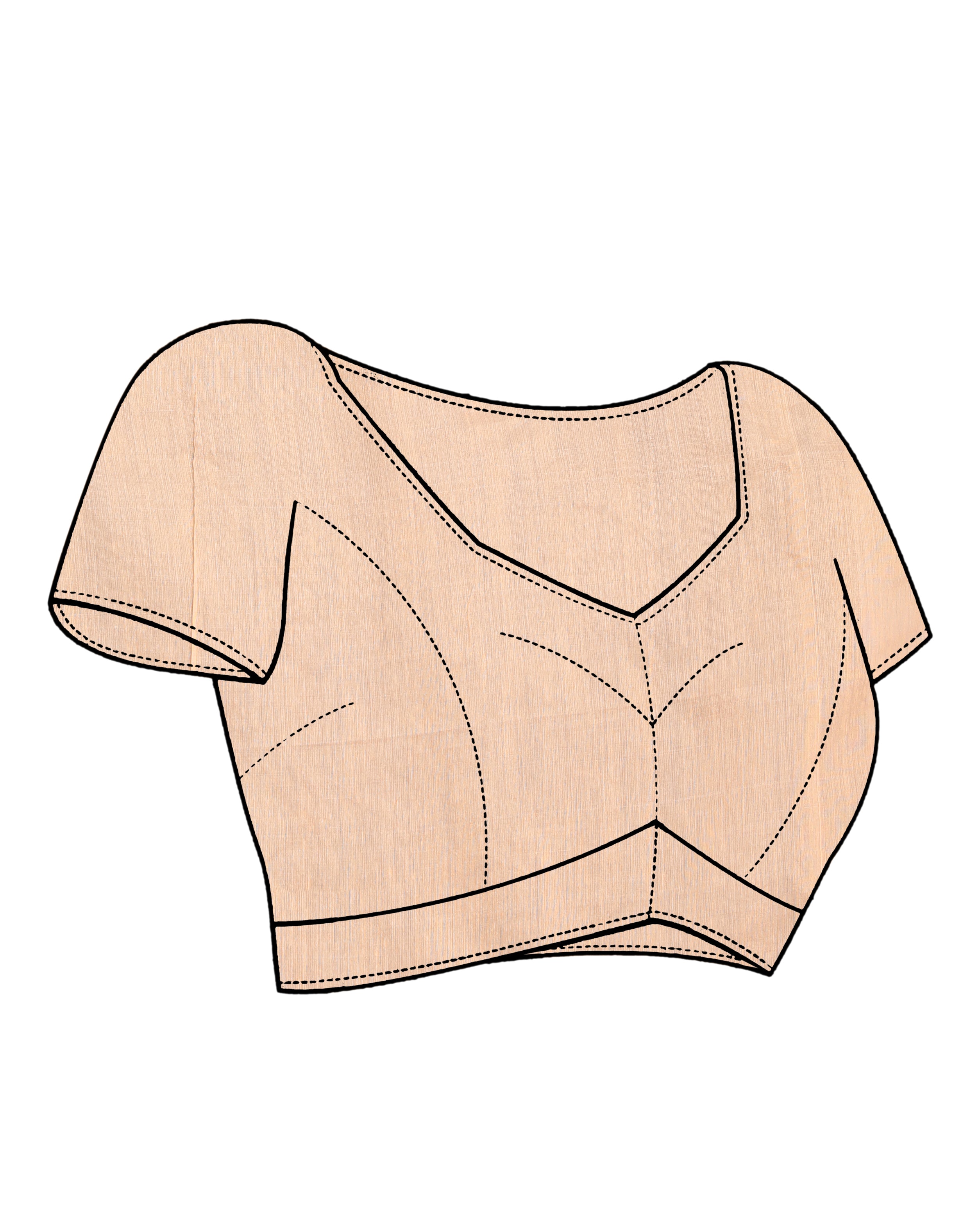 SERENE SAND (HANDLOOM POLYESTER SAREE)