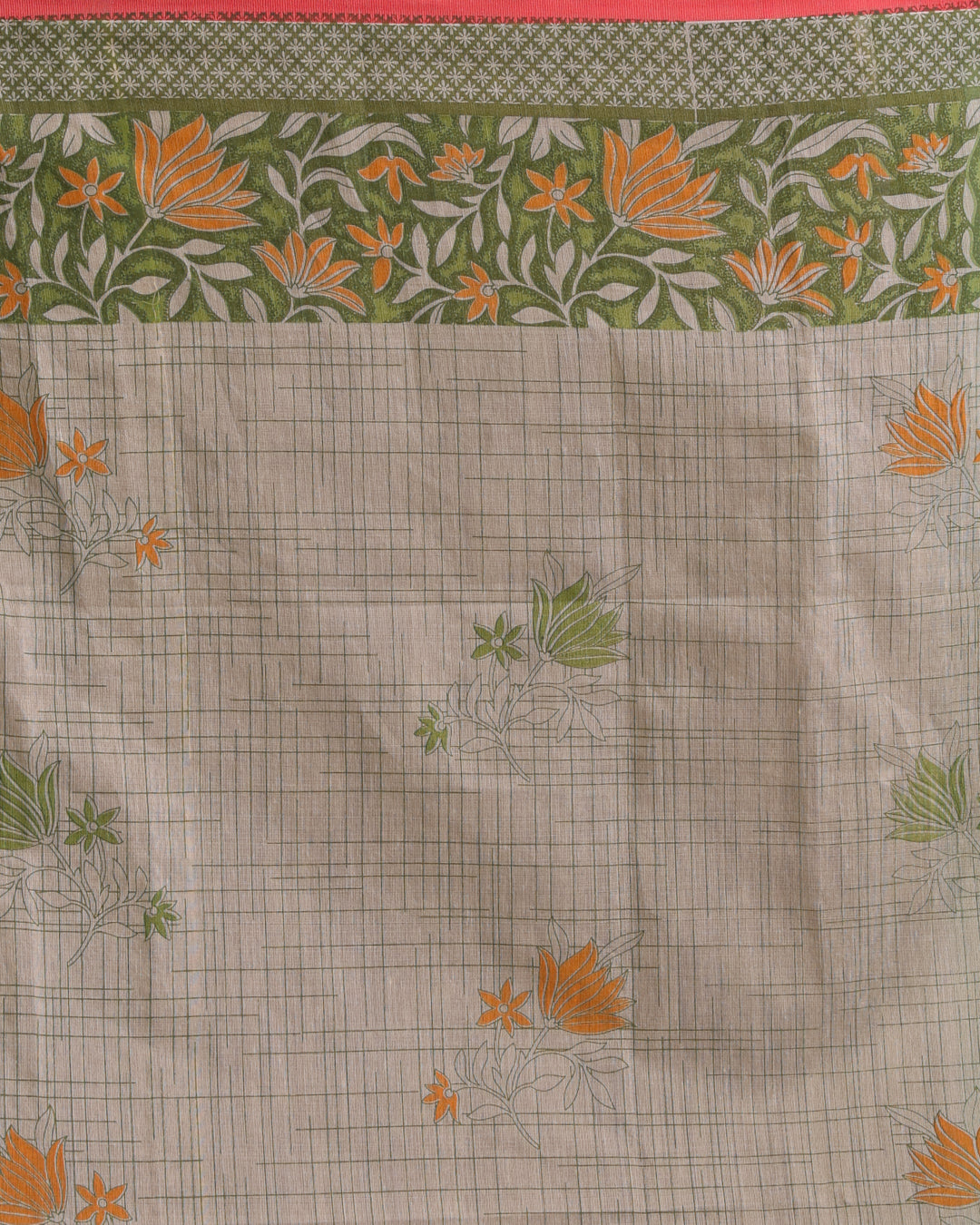 SUBTLE HARMONY (HANDLOOM POLYESTER SAREE)