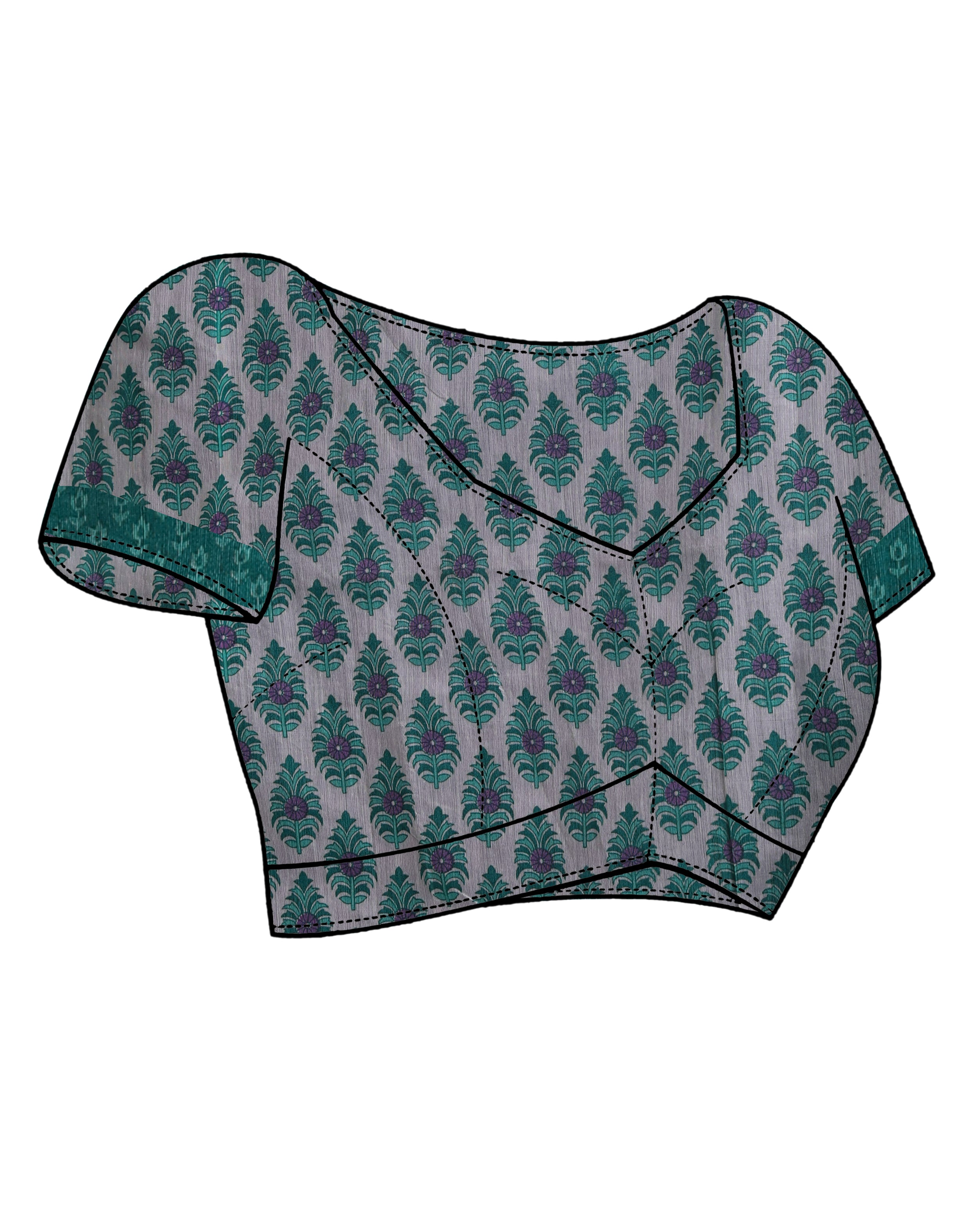 VERDANT GRACE (HANDLOOM ESTER SAREE)