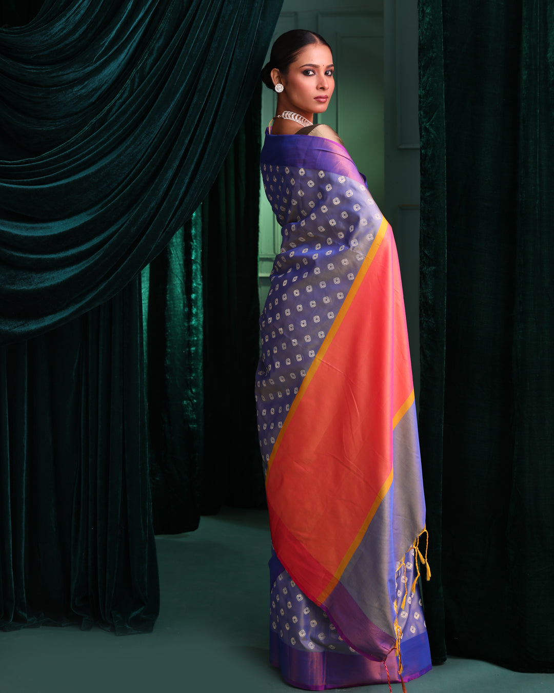 AZURE WEAVE (BANARASI ART SILK SAREE)