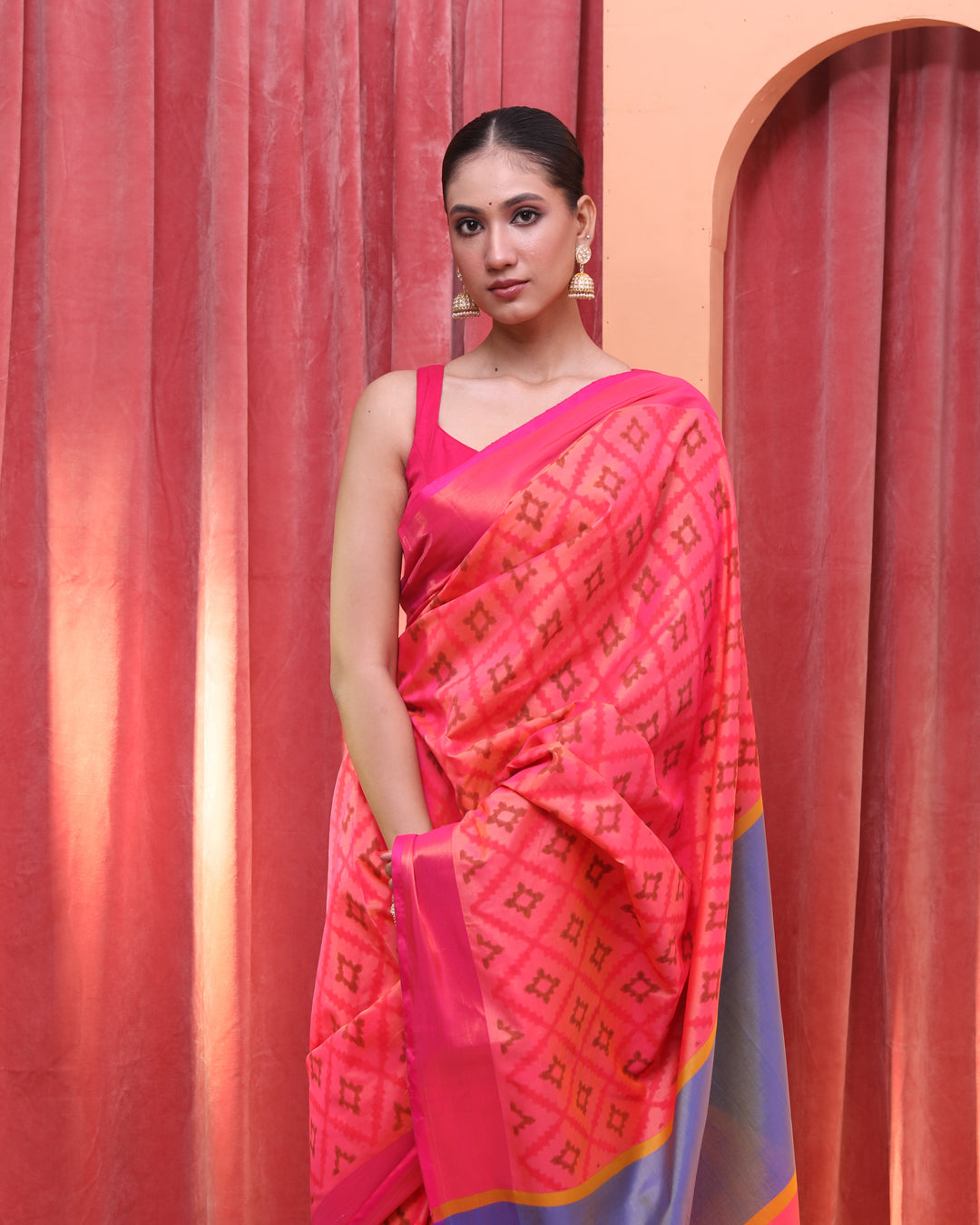 ROSEATE WEAVE (BANARASI ART SILK SAREE)