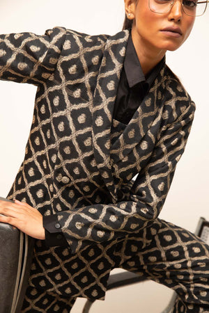 Golden Phoenix(  3 PCS PANT SUIT CO-ORD SET)